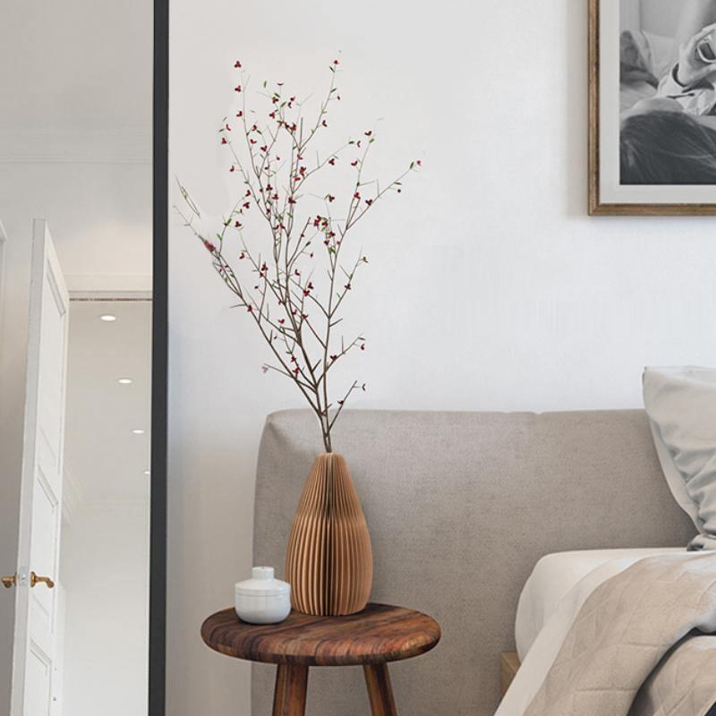 Accordion Vase, Kraft Paper