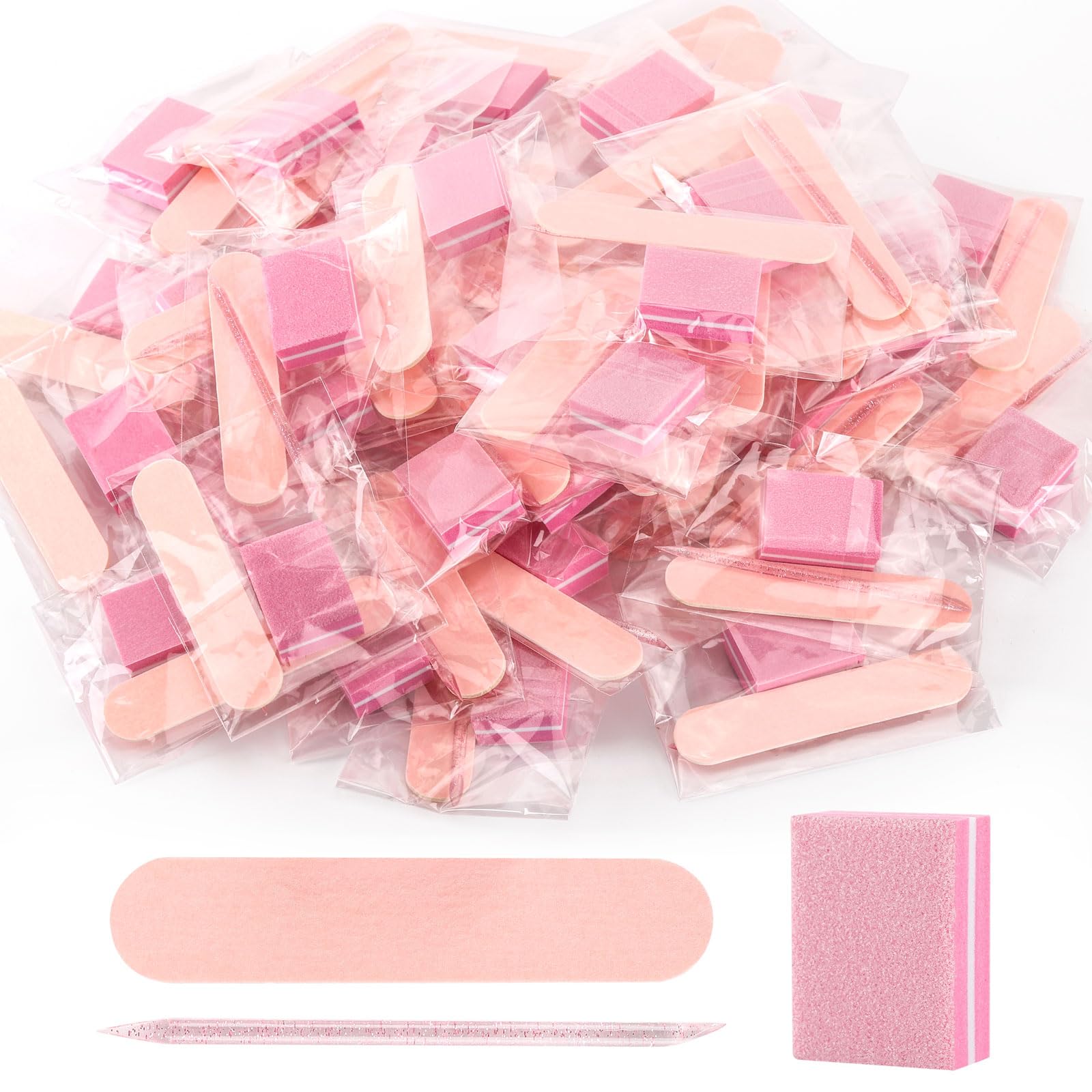 acDesign 48-Set Disposable Manicure Kit – Individually Packaged Nail Tools for Home & Salon