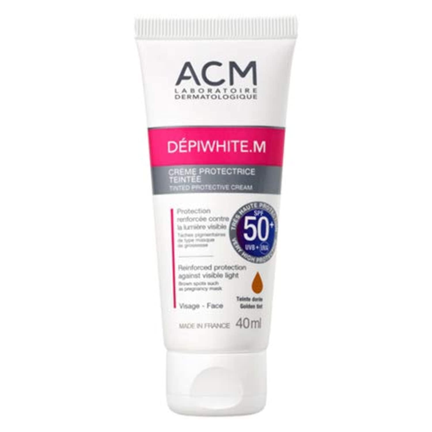 ACM Labo DepiWhite M Tinted Cream SPF50+ - Protective Tinted Moisturizer 40ml