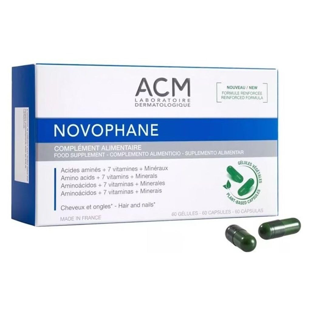 ACM Novophane Caps – Anti Hair Loss, Hair & Nail Support (60 capsules)