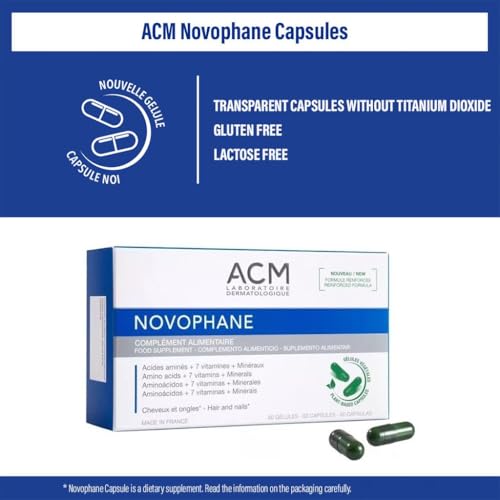 ACM Novophane Caps – Anti Hair Loss, Hair & Nail Support (60 capsules)