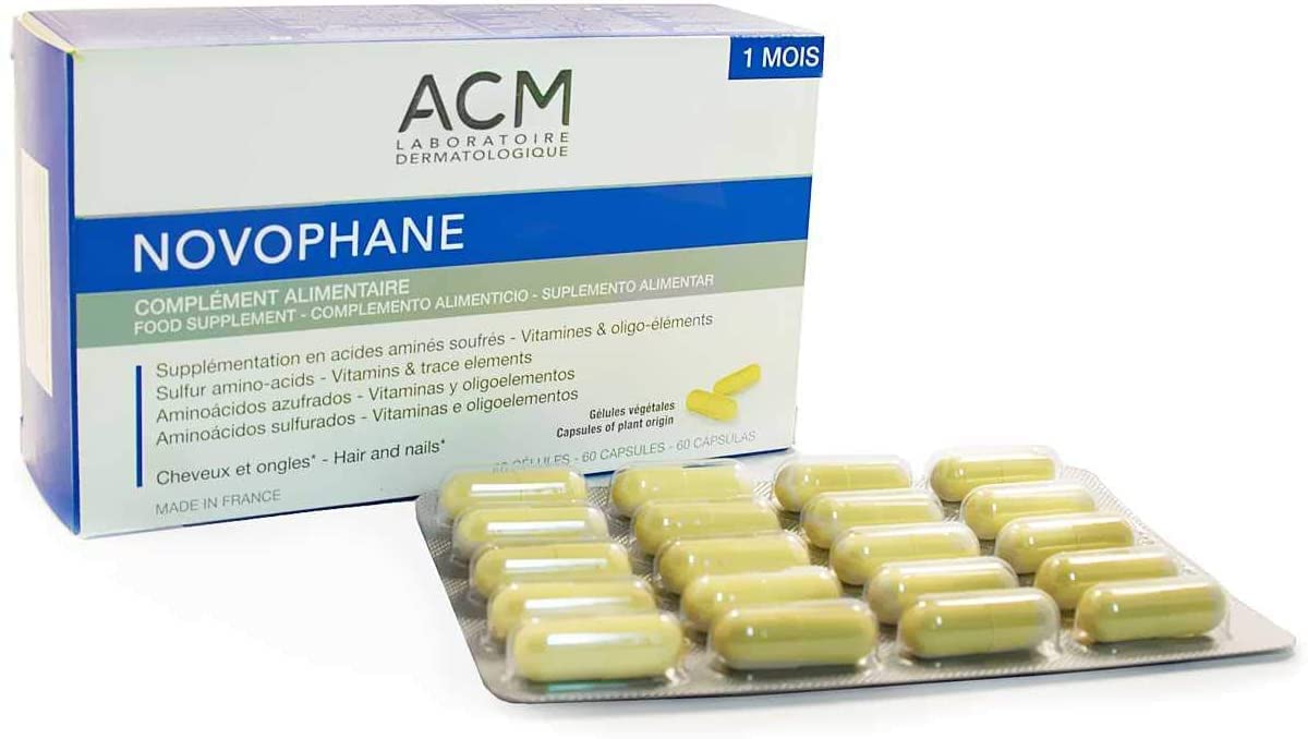 ACM Novophane Caps – Anti Hair Loss, Hair & Nail Support (60 capsules)