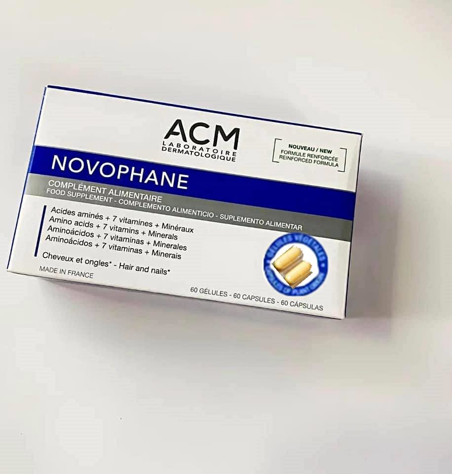 ACM Novophane Caps – Anti Hair Loss, Hair & Nail Support (60 capsules)