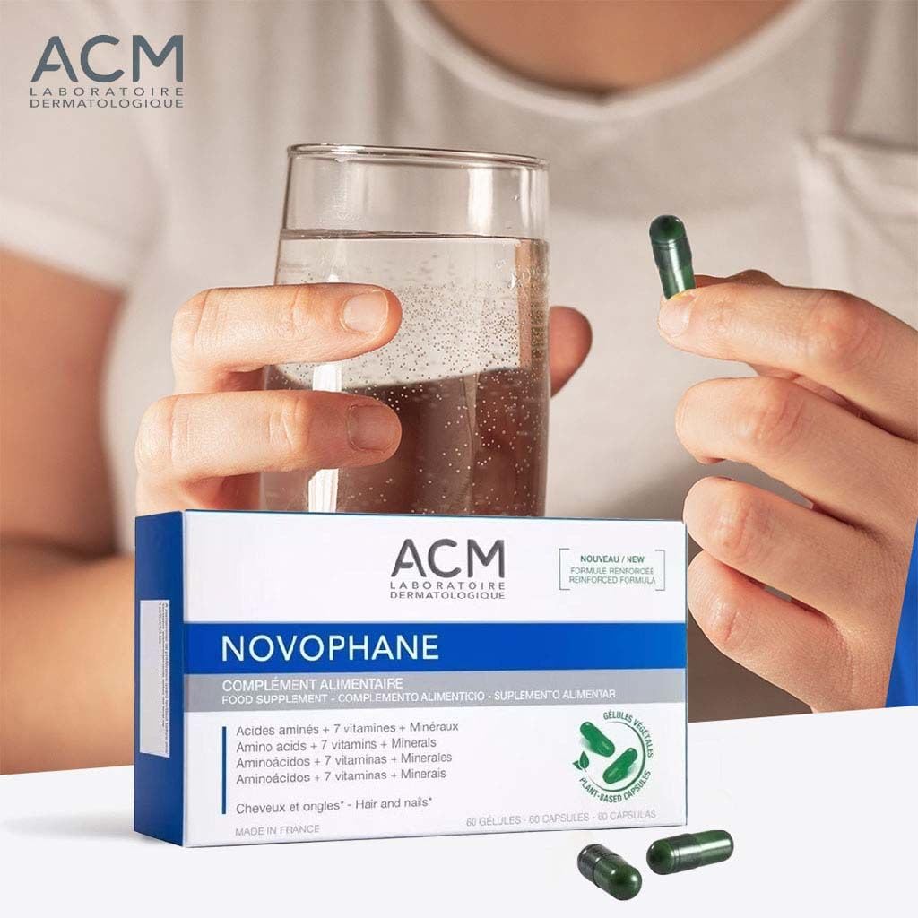 ACM Novophane Caps – Anti Hair Loss, Hair & Nail Support (60 capsules)