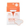 Acropass RETI-RN Microcone Wrinkle Patches – Deep Wrinkles, PDRN 10,000 ppm, Retinol 3,300 IU/g, Hyaluronic Acid | 4 Count