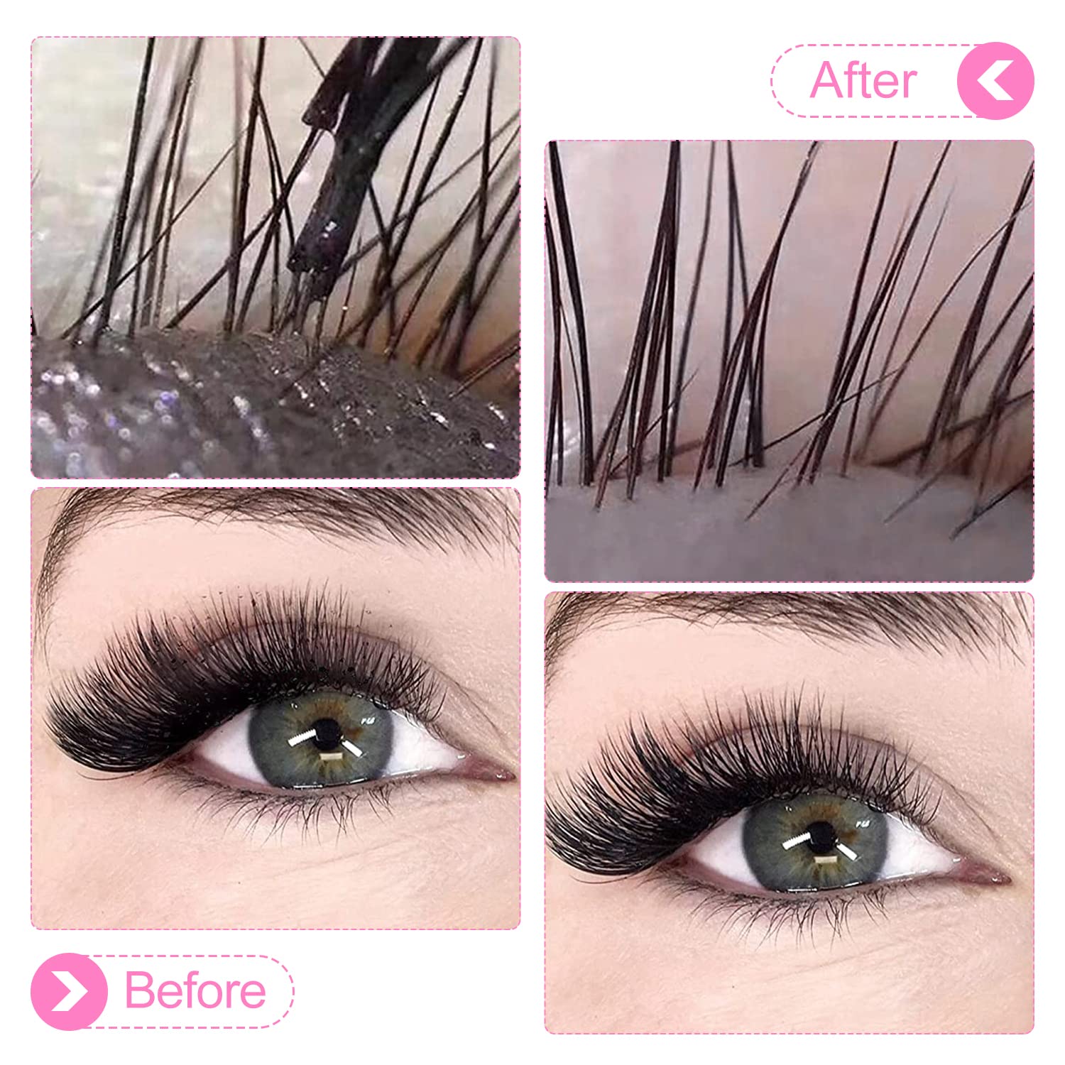 ACTROL Eyelash Cleanser Concentrate 200ml – Bubble Gum Foaming Lash Shampoo Pack of 20