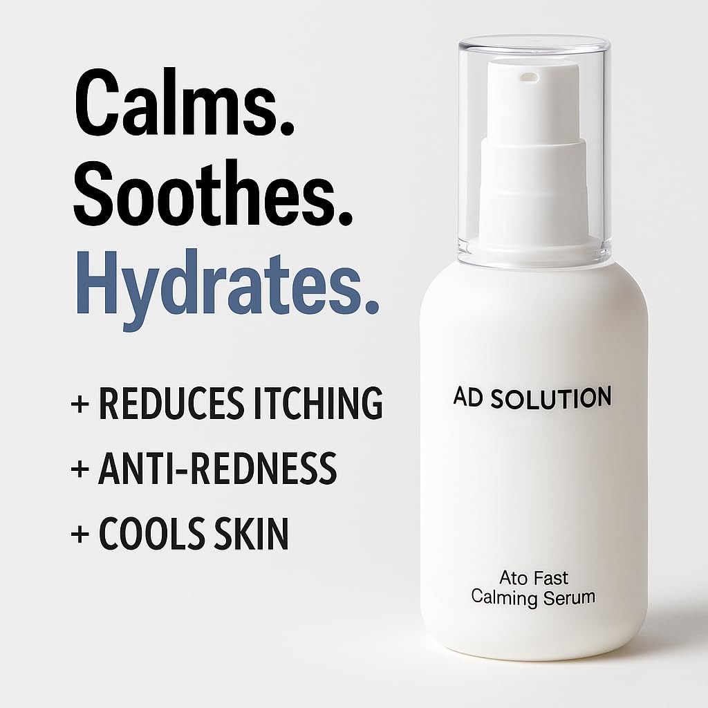 AD SOLUTION ATO Fast Calming Serum for Sensitive Skin | Itch Relief & Hydration
