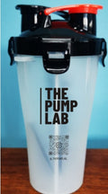 Double Mouth Fitness Sports Water Bottle Kettle Shake Cup With Scale Mixing