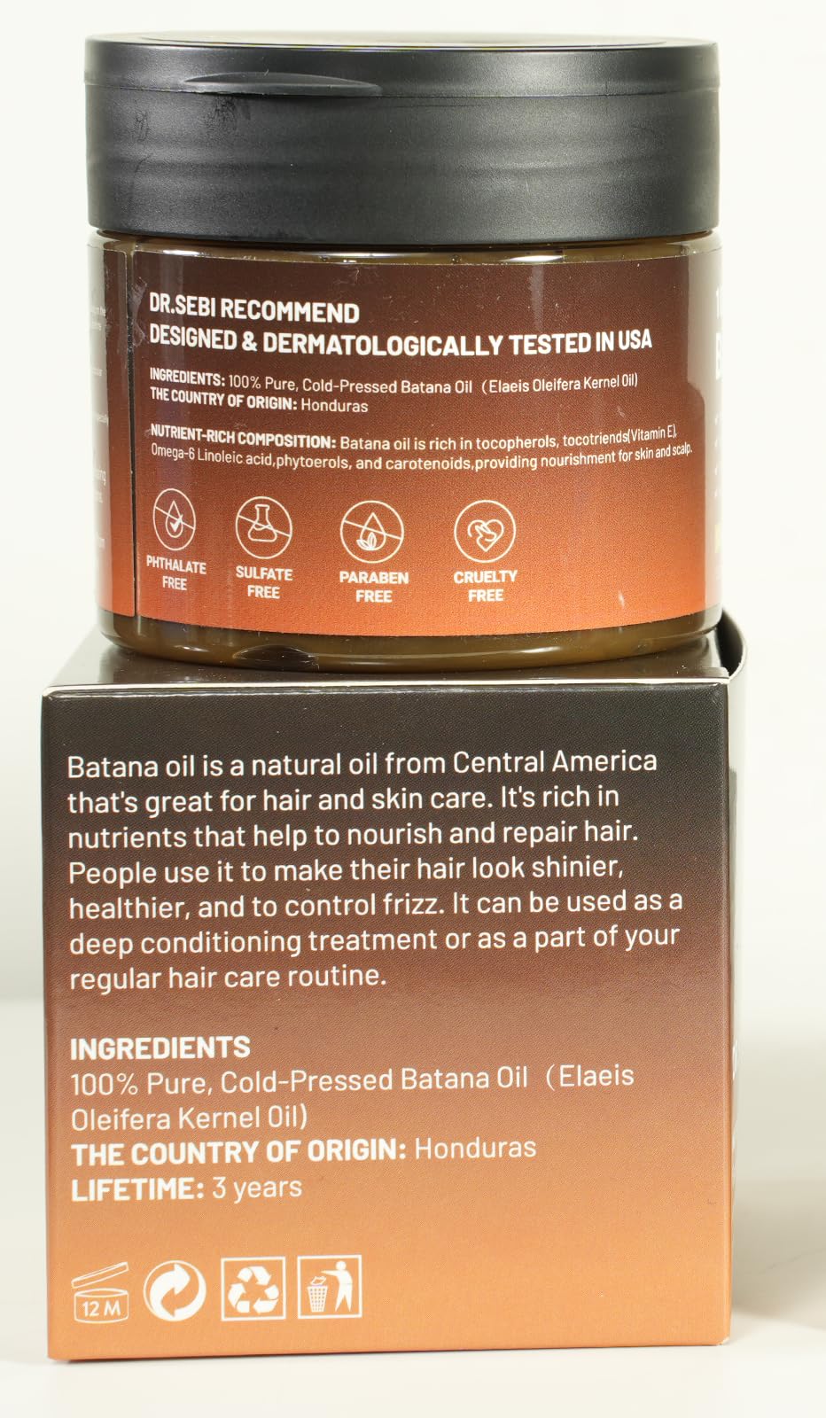 Adevwair Batana Oil – 100% Pure Organic Batana Oil for Hair Nourishment