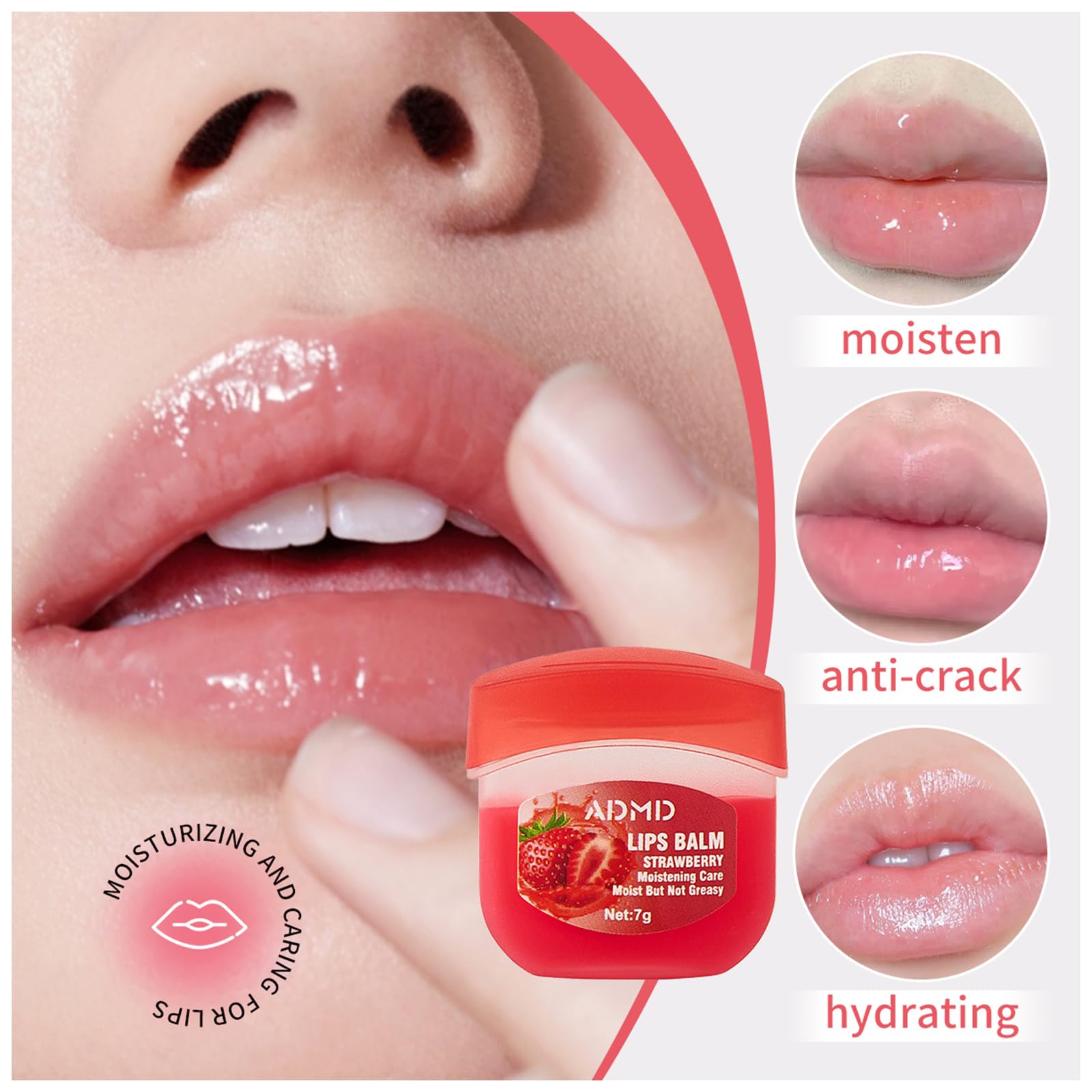 ADMD 24-Pack Lip Balm Bulk – Fruit Flavors, Hydrating Lip Care Set