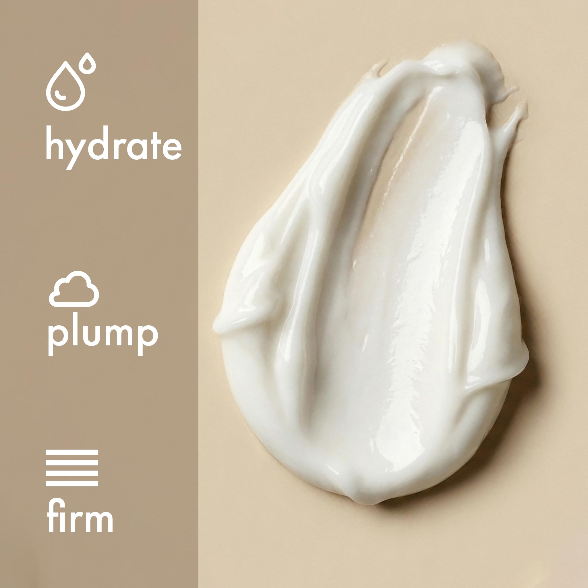 Admire My Skin Collagen Cream Moisturizer for Dry Skin | Hyaluronic Acid & Non-Comedogenic Hydration | 2oz