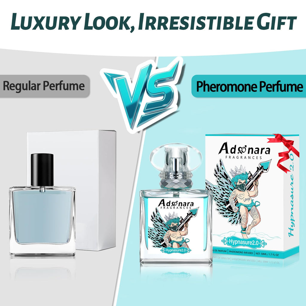 Adonara Original Pheromone for Men Hypnasure 2.0 – Infused Cologne EDP, 1.7 Fl Oz