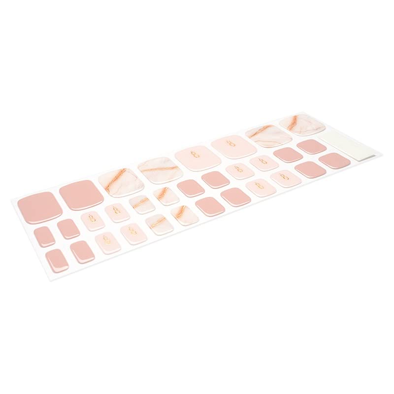 Adora Couture Semi-Cured Gel Nail Strips – 32 Pcs, Salon-Quality at Home