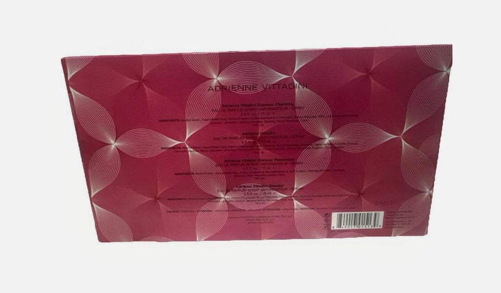 Adrienne Vittadini AV Glamour 4-Piece Gift Set for Women – 4x0.5 oz EDP Sprays