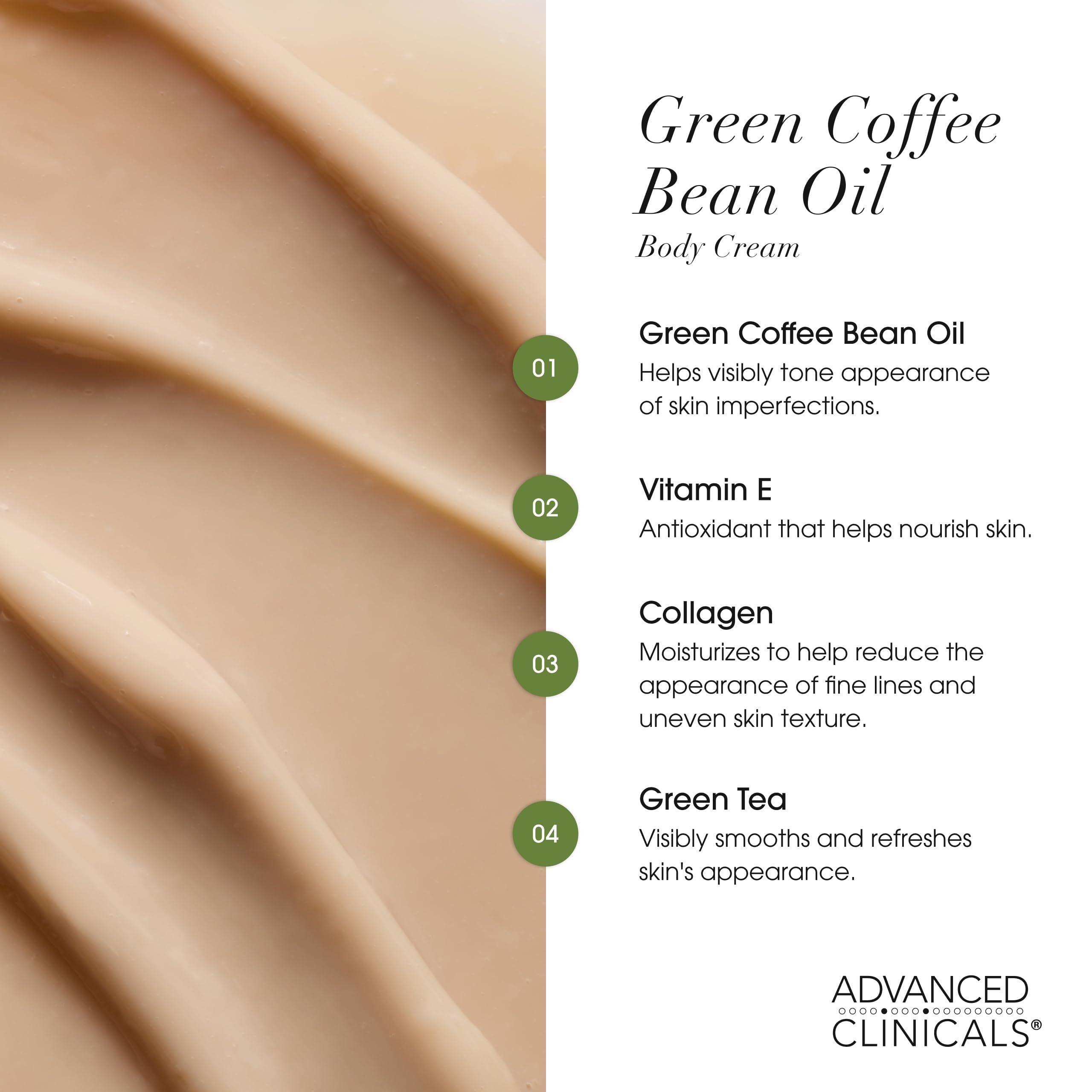 Advanced Clinicals Retinol Body Cream + Green Coffee Bean Oil Thermo – Firming 2pc Set