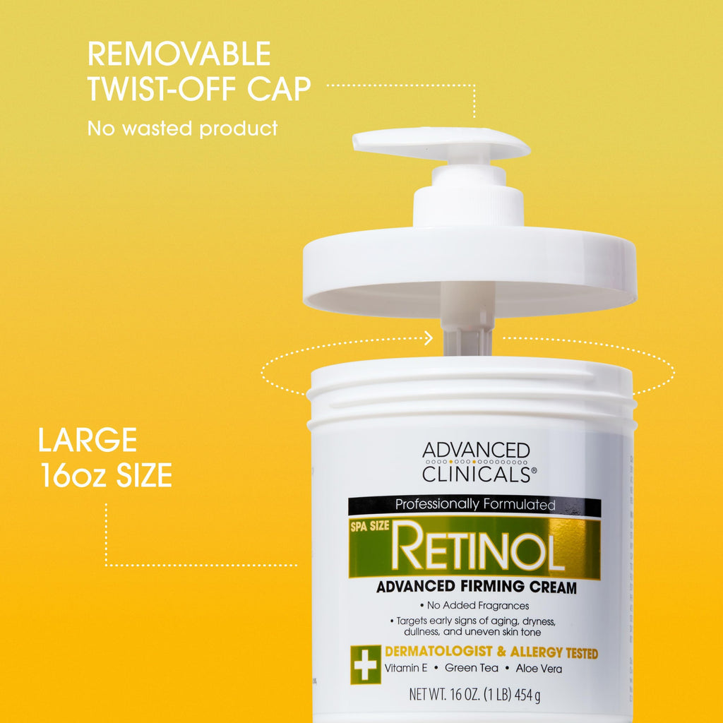 Advanced Clinicals Retinol Body Cream + Green Coffee Bean Oil Thermo – Firming 2pc Set