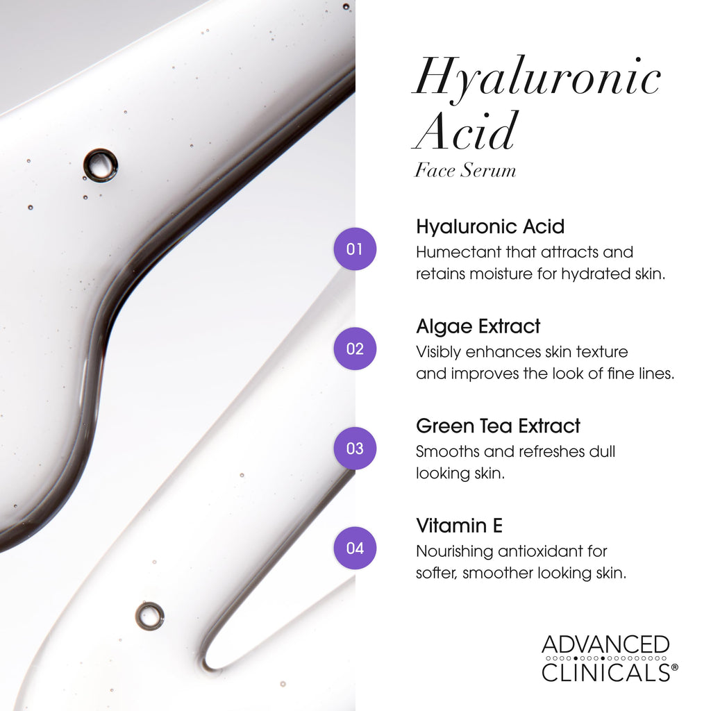 Advanced Clinicals 3pc Retinol, Vitamin C & Hyaluronic Acid Serum Set – Anti-Aging, Brightening & Hydration