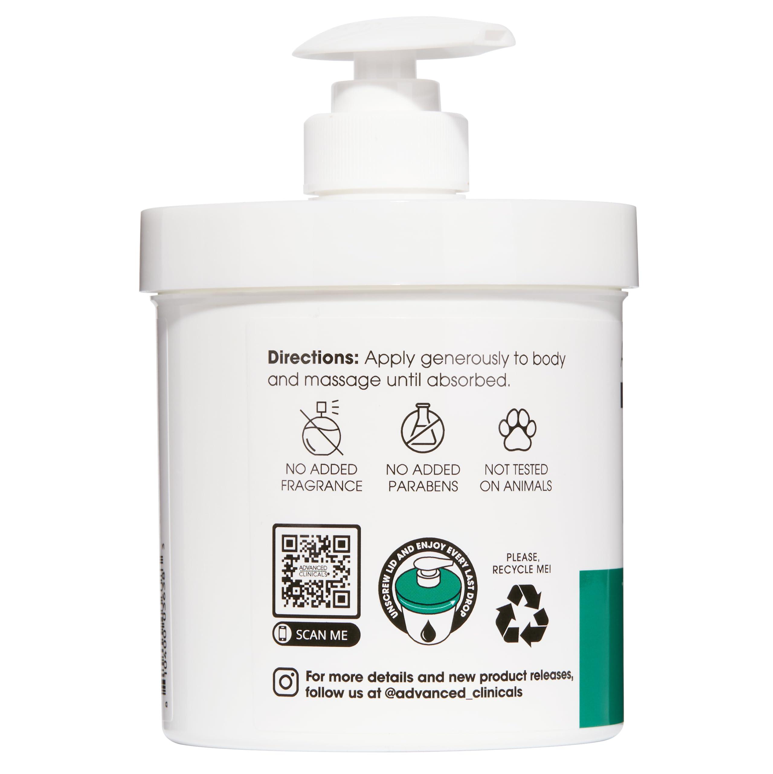 Advanced Clinicals Retinol Body Lotion – Firming Anti-Aging Moisturizer for Crepey Skin, 15 oz