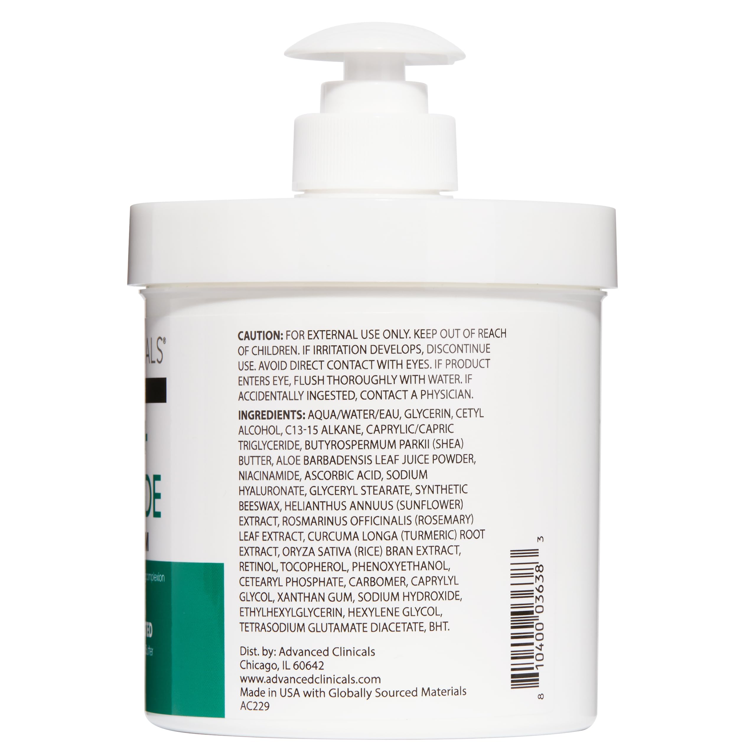 Advanced Clinicals Retinol Body Lotion – Firming Anti-Aging Moisturizer for Crepey Skin, 15 oz