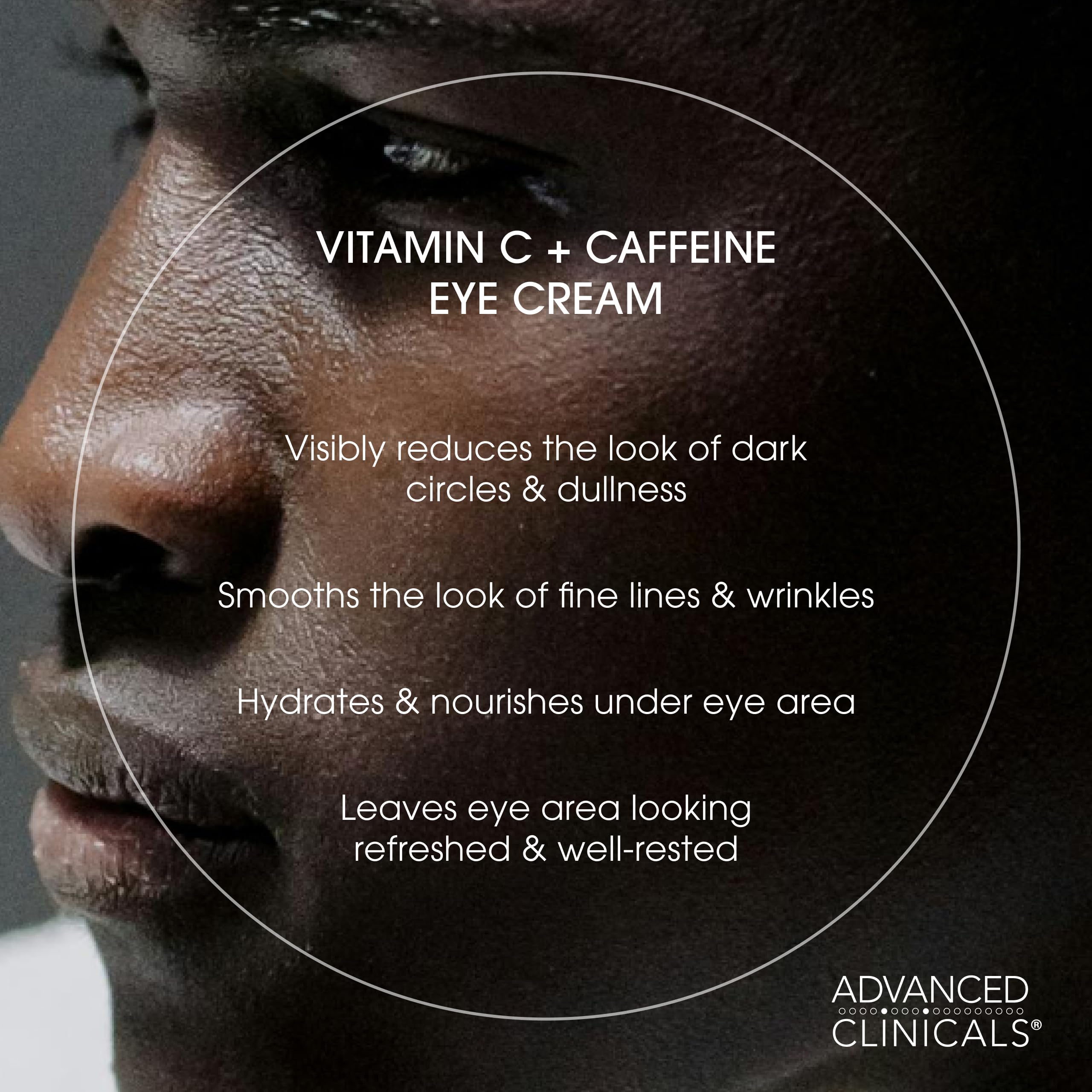 Advanced Clinicals Brightening Vitamin C Body Cream & Vitamin C Eye Cream Set – Hydrating 2pc Skin Care Bundle