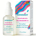 ADWEEKEY Volufiline 92% Serum with Beta-Glucan | PlumpKey 3D Micro-Emulsion, Pal-Isoleucine 1% | 1 oz / 30 mL Airless Pump