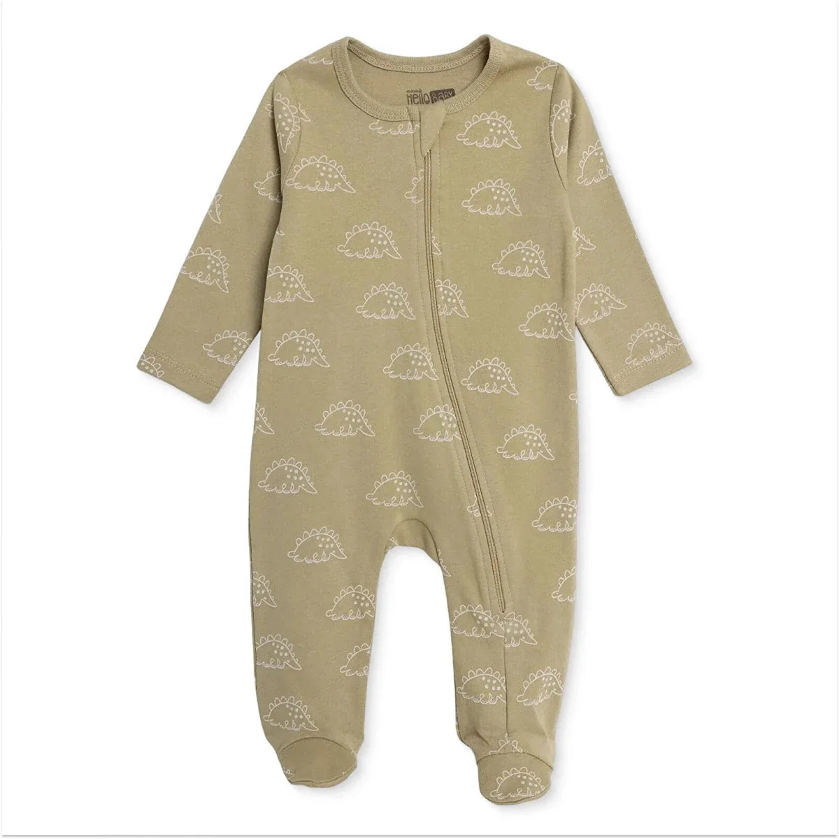 HelloBaby Long Sleeve Baby Sleepsuit with Feet (Newborn to 6-9 Months)