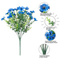 Artificial Outdoor UV-proof Decorative Simulation Green Plant Plastic Flowers