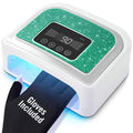 Aedavey Cordless Nail Lamp – Rechargeable Gel Nail Light with 4 Timer Modes | Sparkly Green Diamond