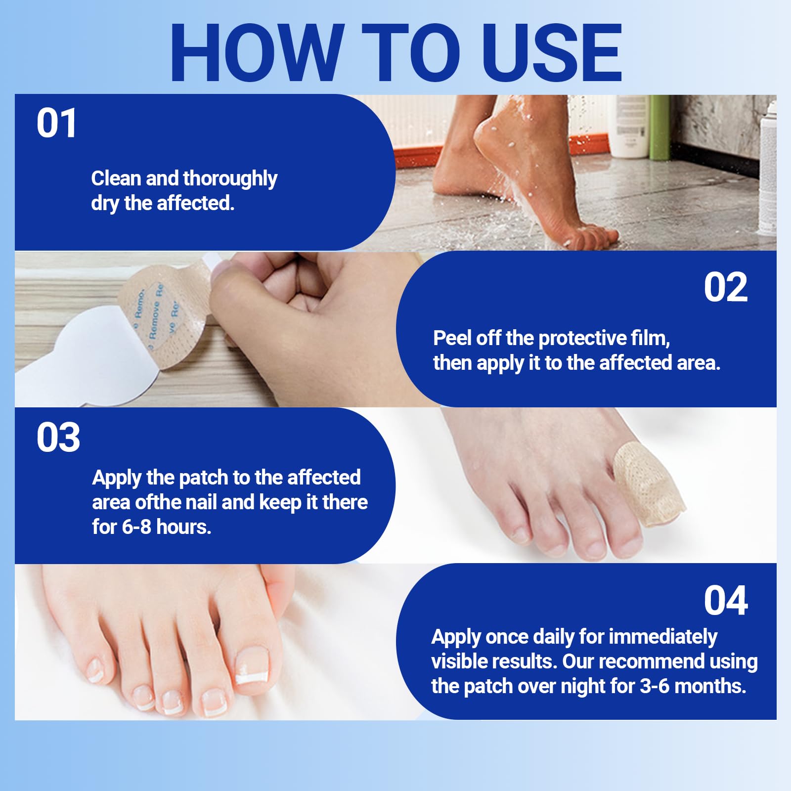 Aedydyce Toenail Fungus Treatment Extra Strength - 21 Patches