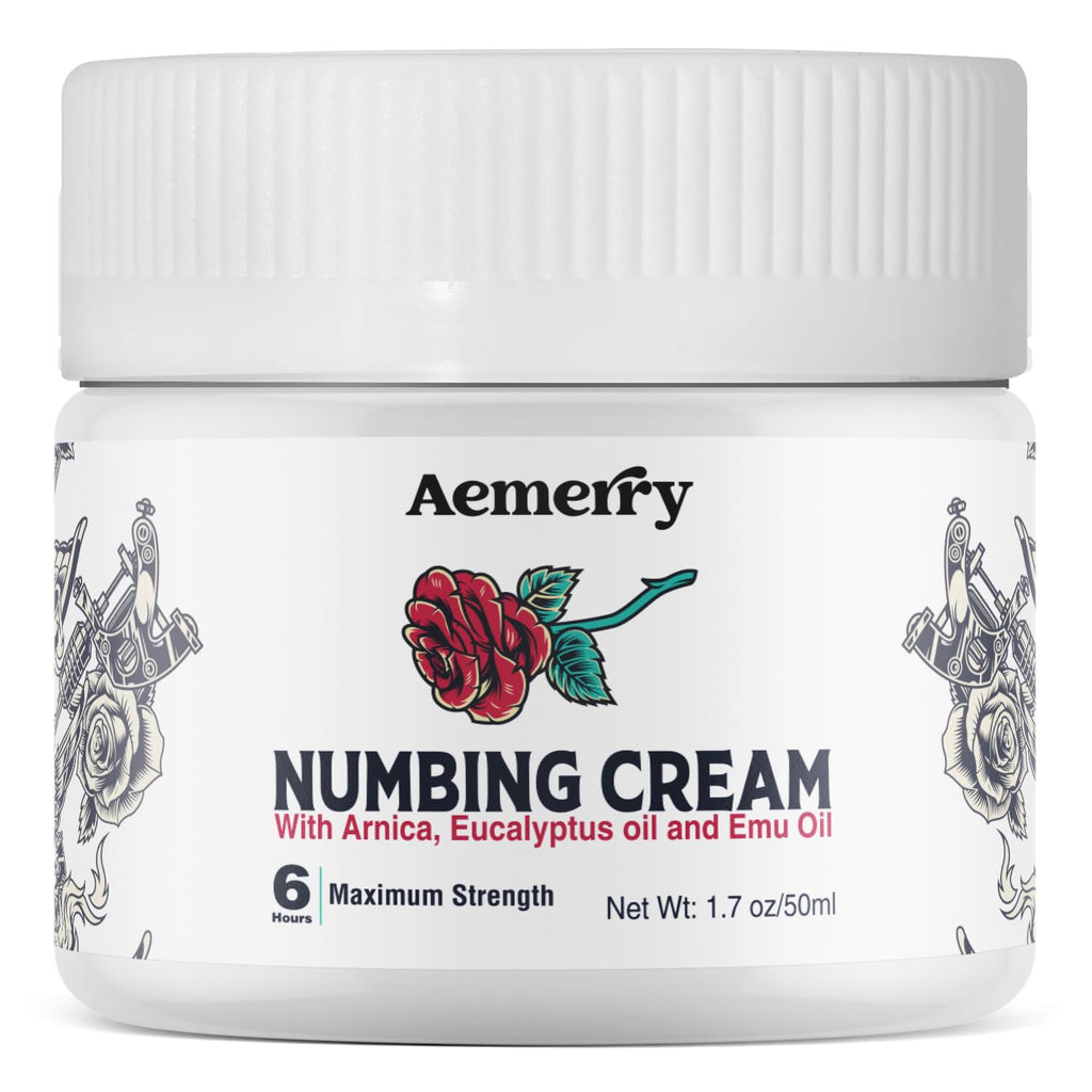 Aemerry Numbing Cream Maximum Strength — Up to 6 Hours Numbness
