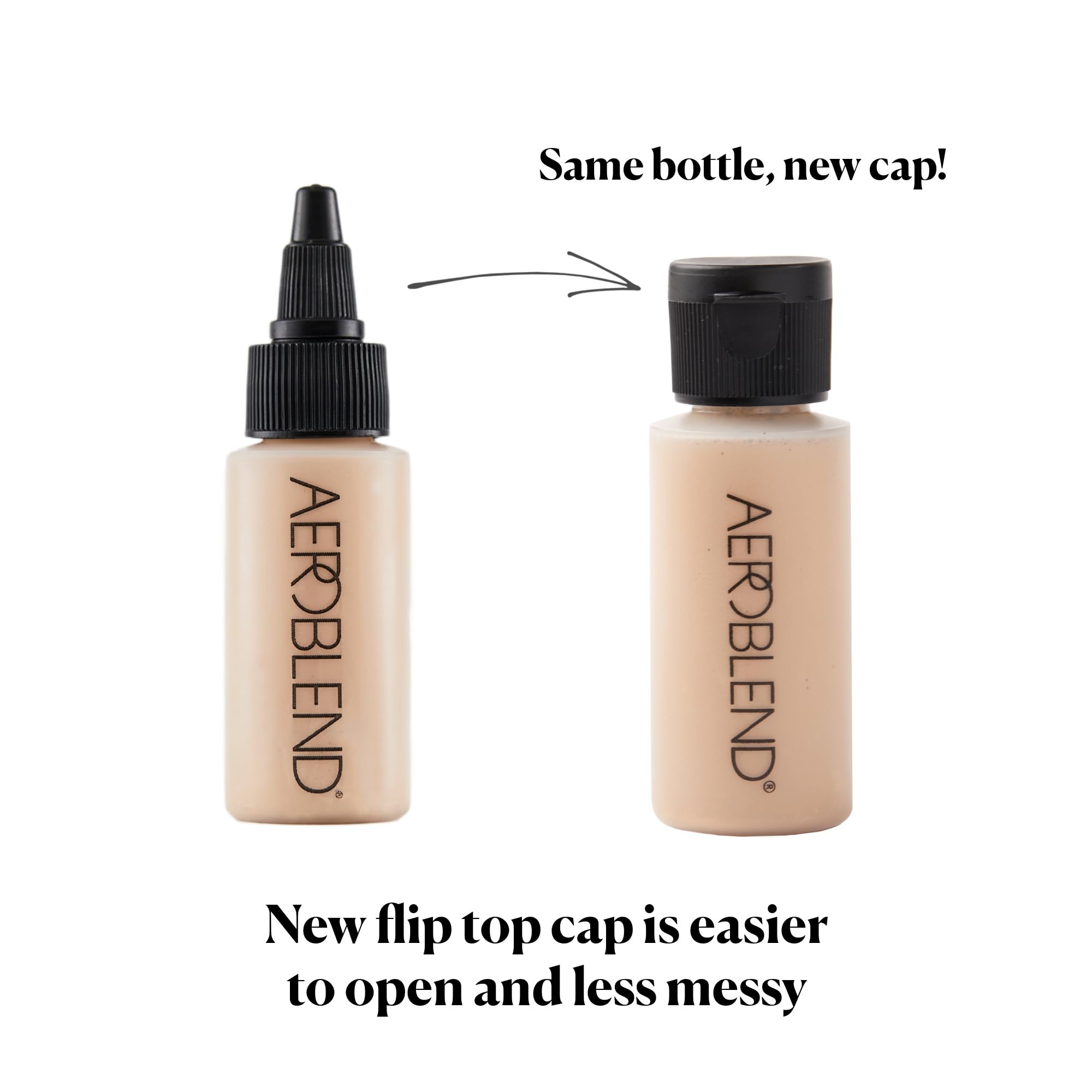 Aeroblend Airbrush Foundation N40 – Water-Based, Buildable, Long-Wearing (1 oz)