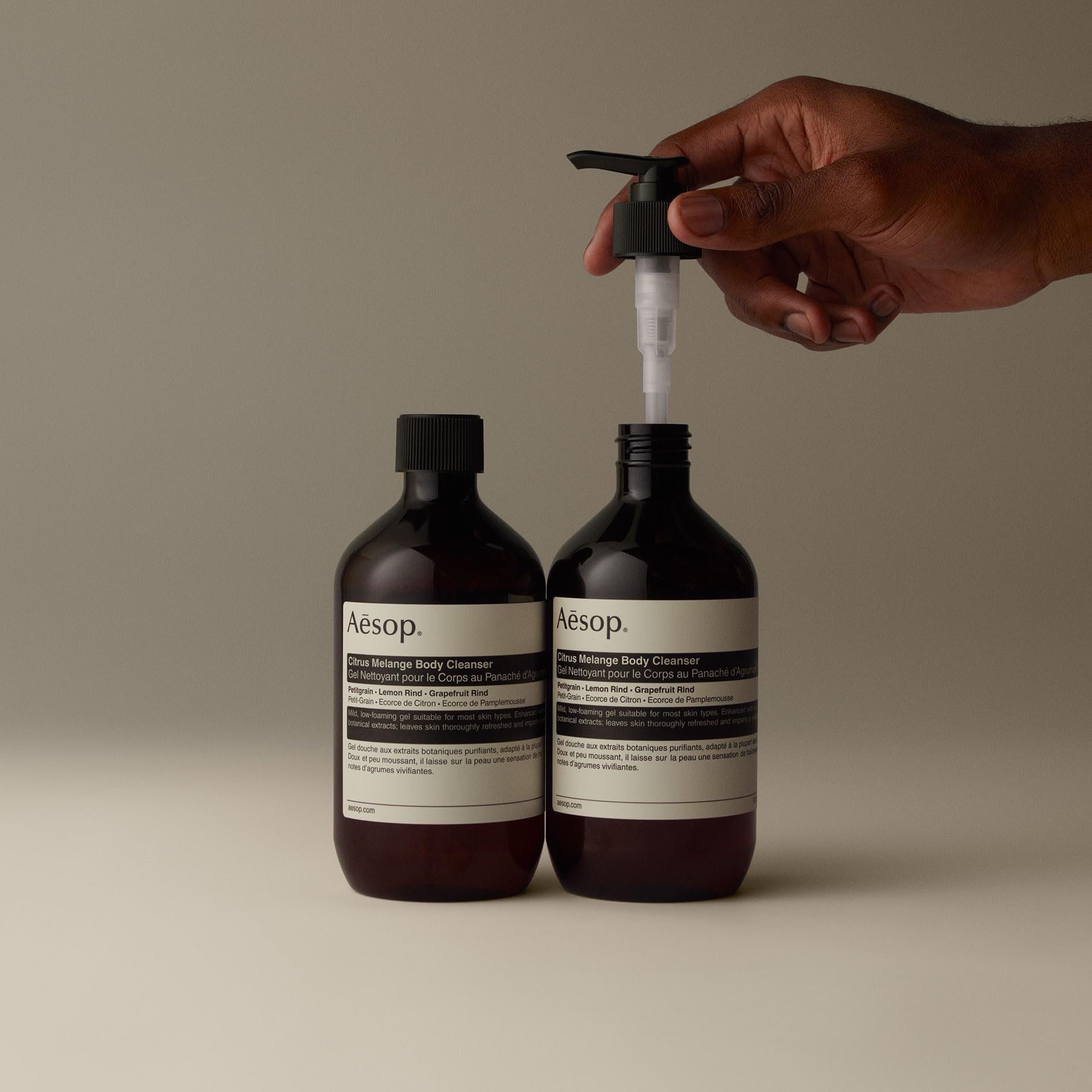 Aesop Citrus Melange Body Cleanser Refill | Gentle Low-Foaming Citrus Gel with Botanical Extracts | 16.9 oz / 500 mL