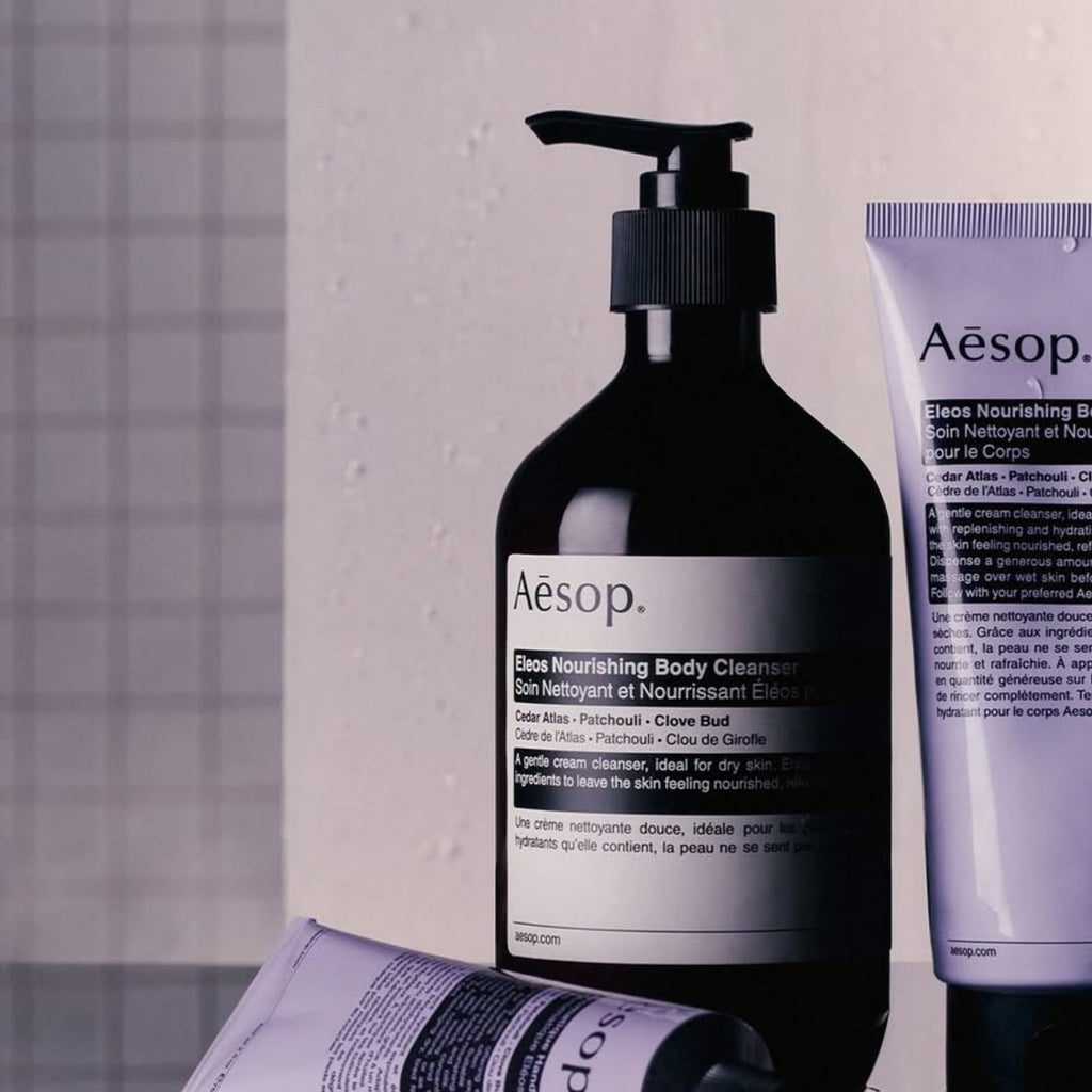 Aesop Eleos Nourishing Body Cleanser Refill – Hydrating Cream Cleanser with Cedar Atlas, Patchouli & Clove | 500mL