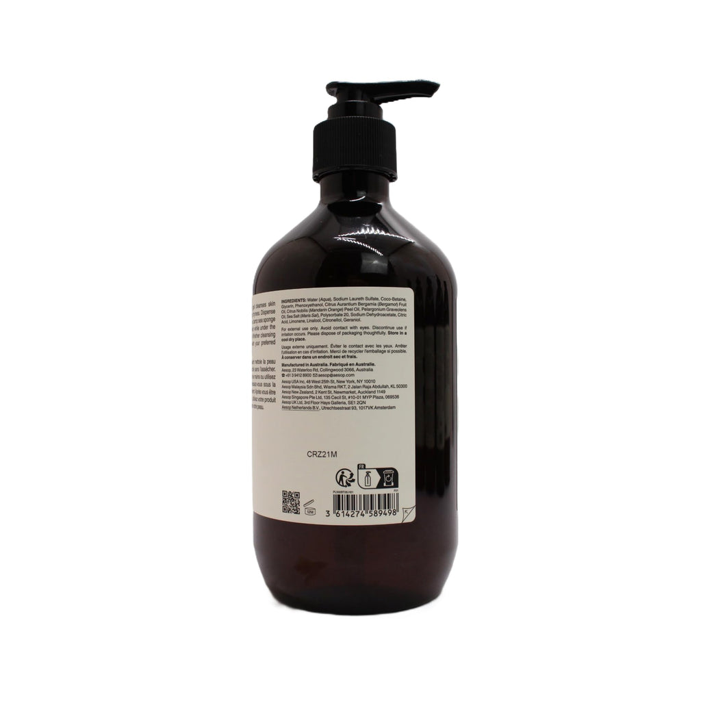 Aesop Geranium Leaf Body Cleanser – Gentle, Non-Drying Gel (16.9 oz / 500 mL, Pack of 3)