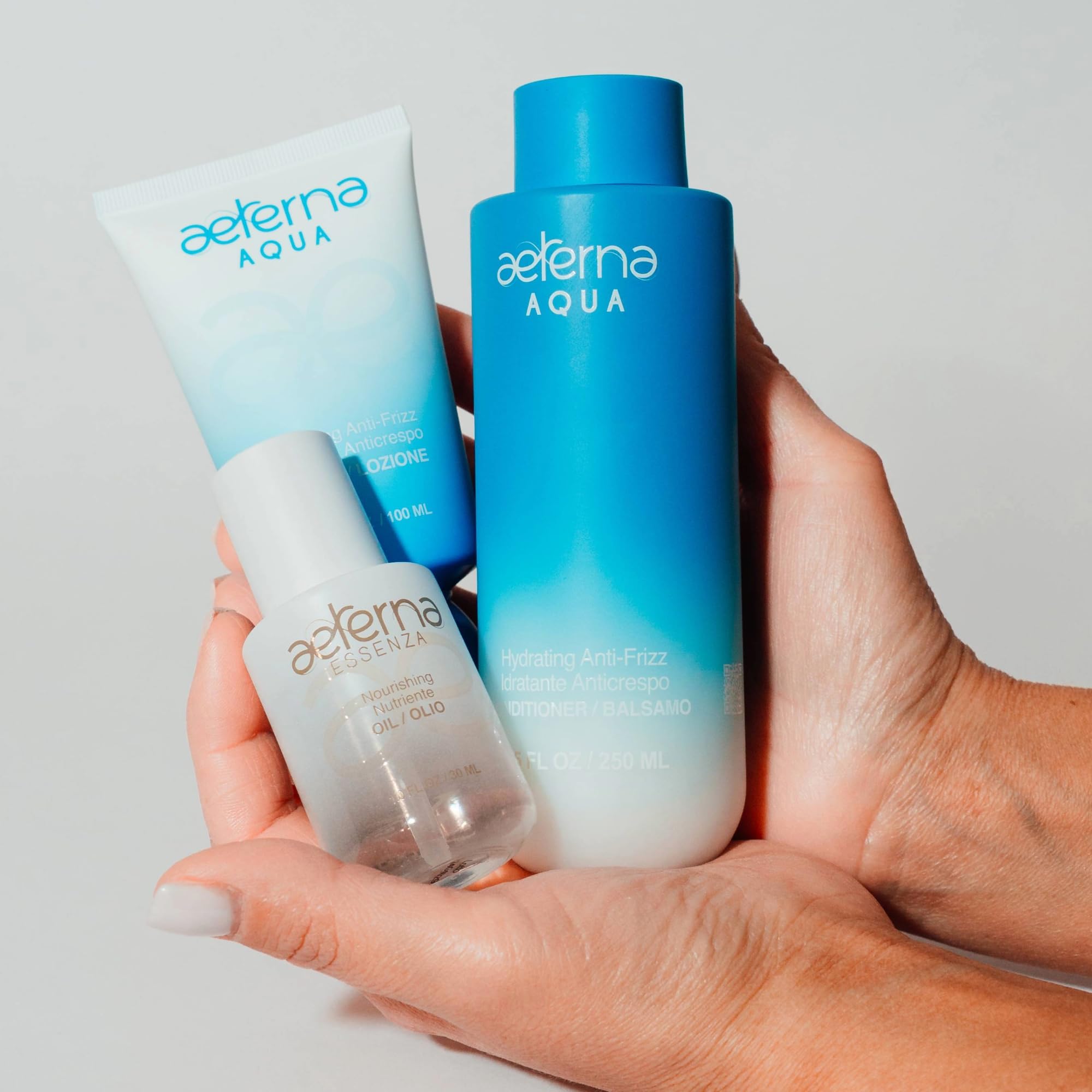 Aeterna ESSENZA Nourishing Hair Oil | Linseed & UV Protection | Lightweight, Non-Greasy – 30 ml