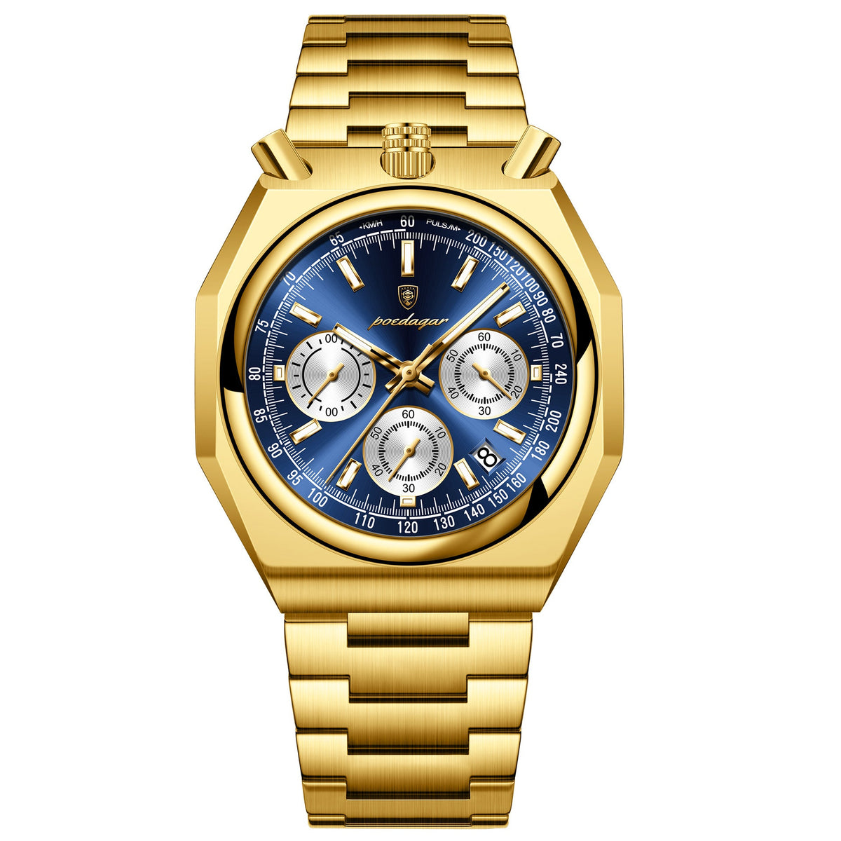 Retro-style Mens Mode Waterproof With Luminous Quartz Movement