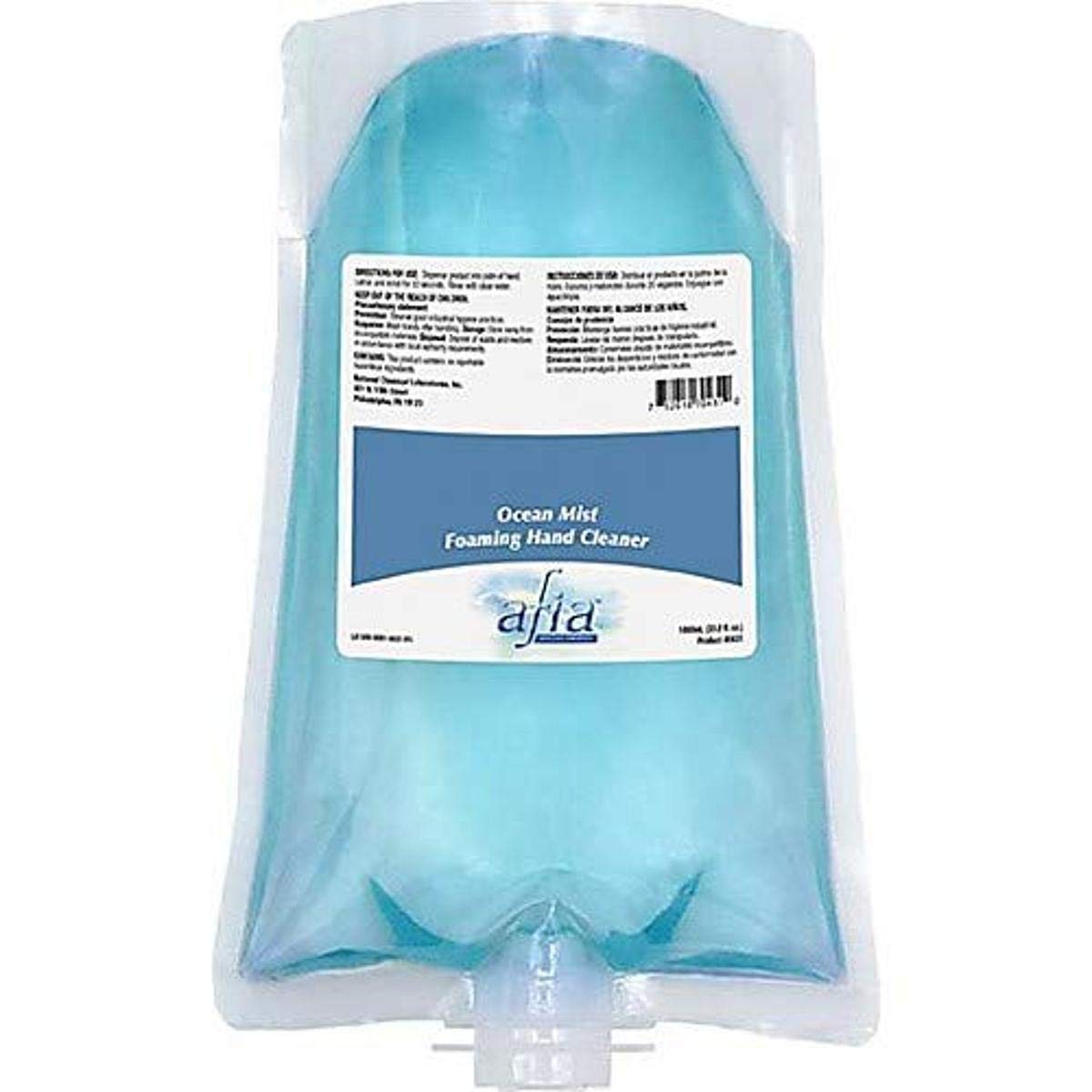 Afia Ocean Mist Foaming Hand Cleaner 1000ml (Pack of 6) – Biodegradable & pH-Balanced