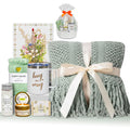 AFKLMNE 8 Pcs Gift Basket for Women — Sage Green Self-Care Spa Set