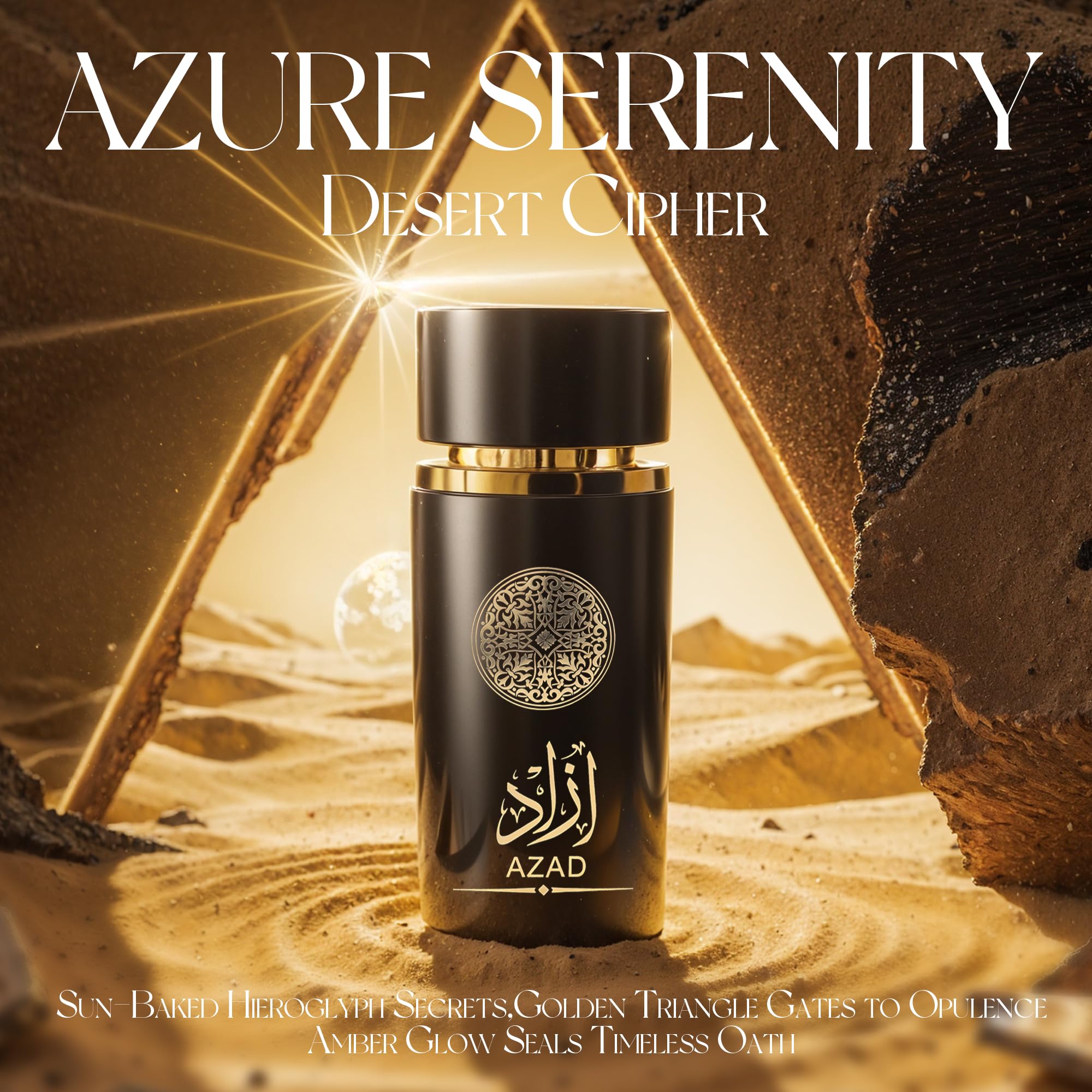 AFLUXE AZAD Eau de Parfum for Men — Long-Lasting Pineapple, Patchouli & Vanilla