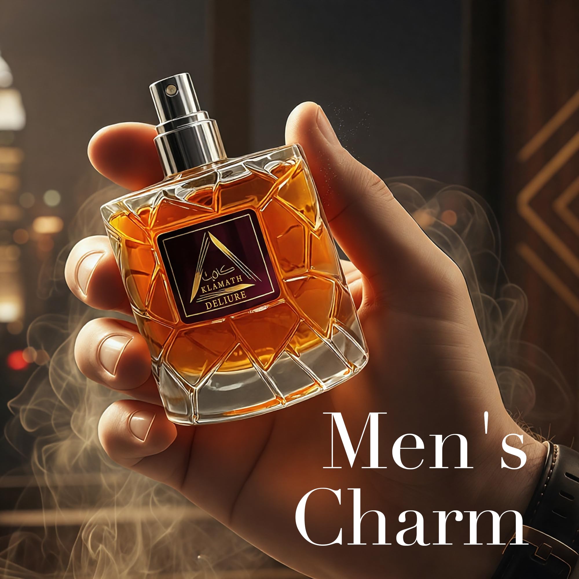 AFLUXE Klamath-Deliur Long-Lasting Men’s Cologne | Vanilla & Warm Spicy Amber EDT 100ml
