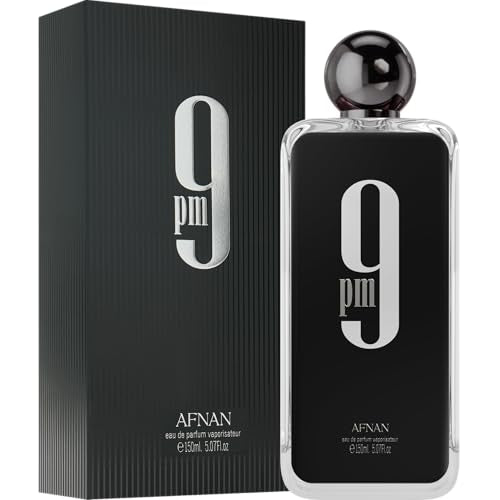 Afnan 9 PM Rebel Eau de Parfum for Men – 5 Fl Oz | Fruity Woody Amber Scent