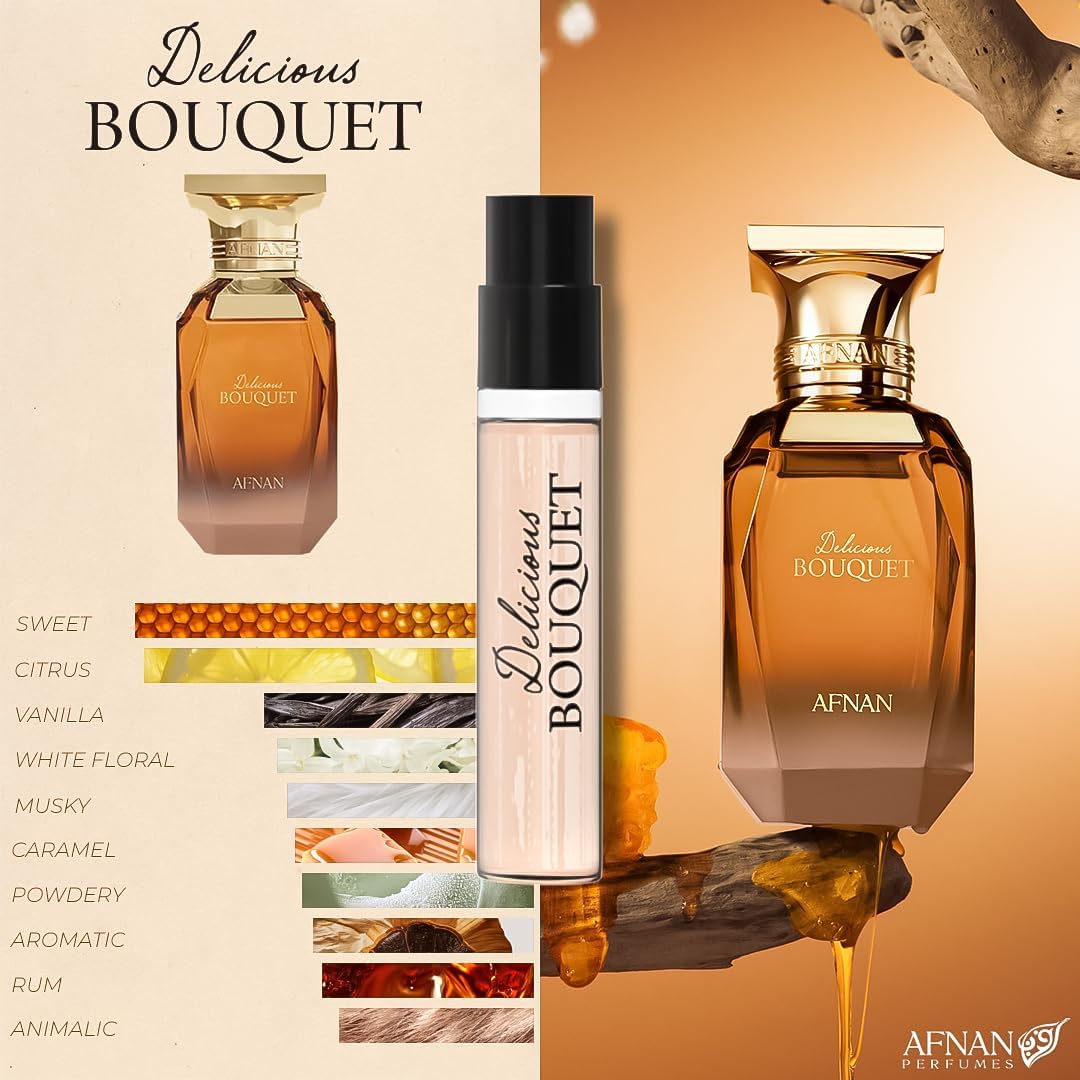 Afnan Bouquet Femme Discovery Kit — 5x 2ml EDP Vials | Miniature Perfume Set