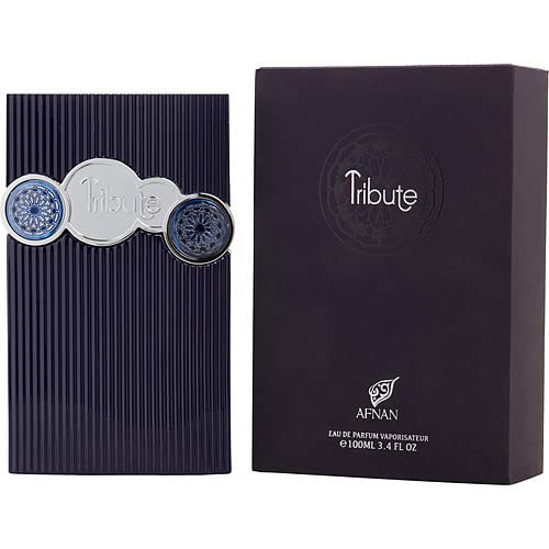 Afnan Tribute Blue Travel Edition EDP Spray – 3.4 Fl oz