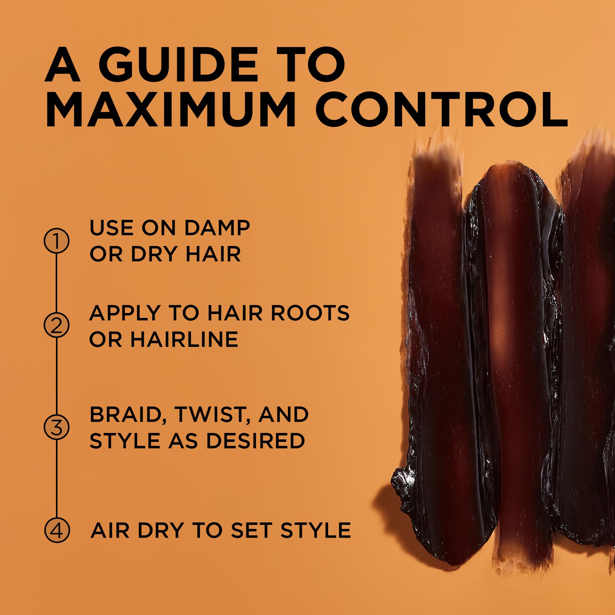 African Pride Black Castor Miracle Extra Hold Gel – Extreme Hold for Braids, Locs & Twists (Pack of 3, 8oz)