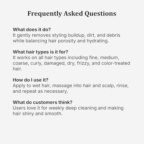 Agave Clarifying Shampoo: Deep Cleansing, Hydration & Sulfate-Free Formula | 33.8 fl oz