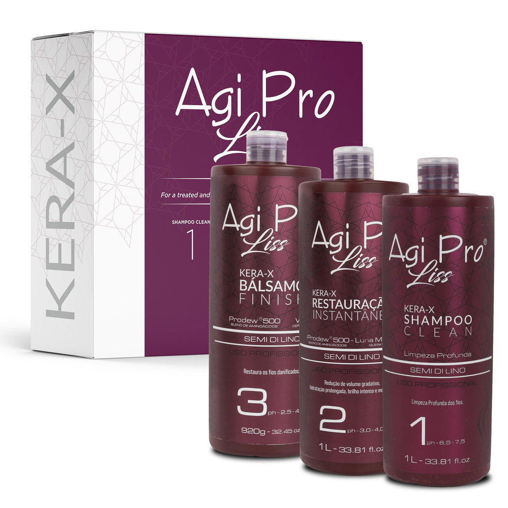 AGI PRO LISS Brazilian Keratin Hair Treatment Kit – Smooth, Shiny, Frizz-Free
