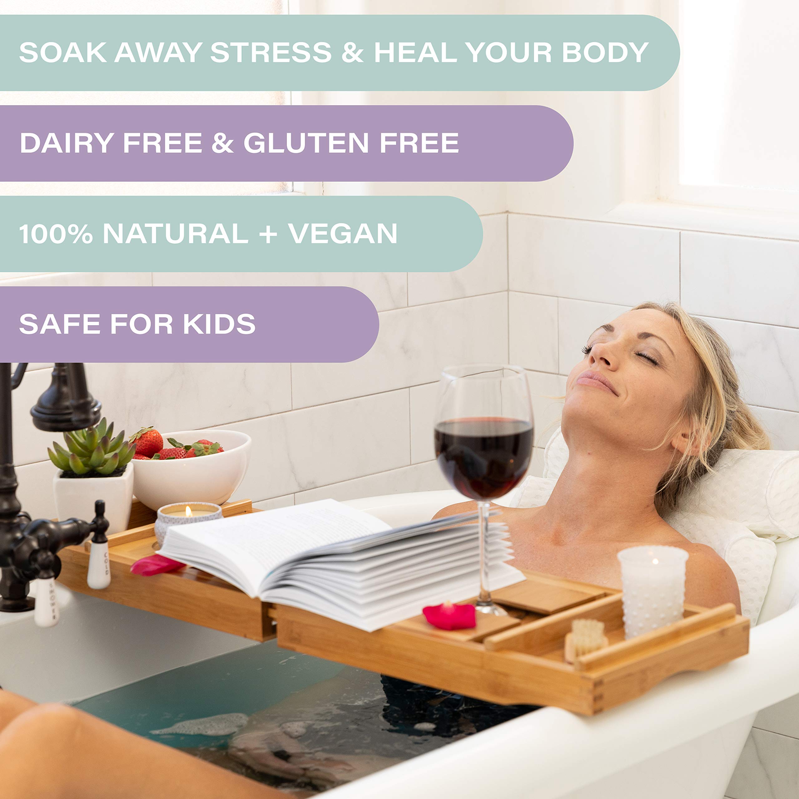 Ahila Power of Healing 12 XXL Bath Bombs Gift Set – Premium Aromatherapy, Long-Lasting Fizz, Canada Design