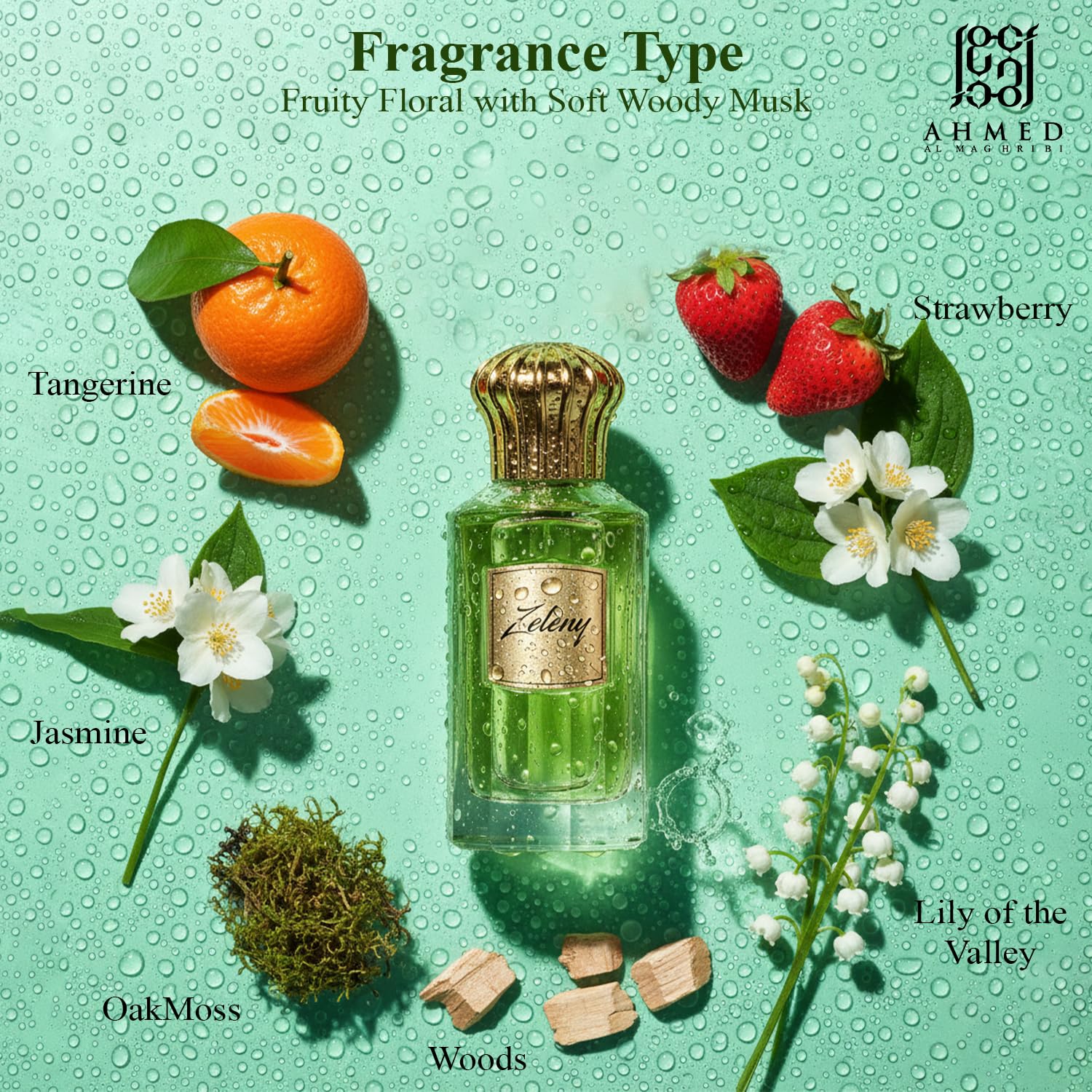 Ahmed Al Maghribi Ahmed Zeleny Long Lasting Unisex EDP - 100ml