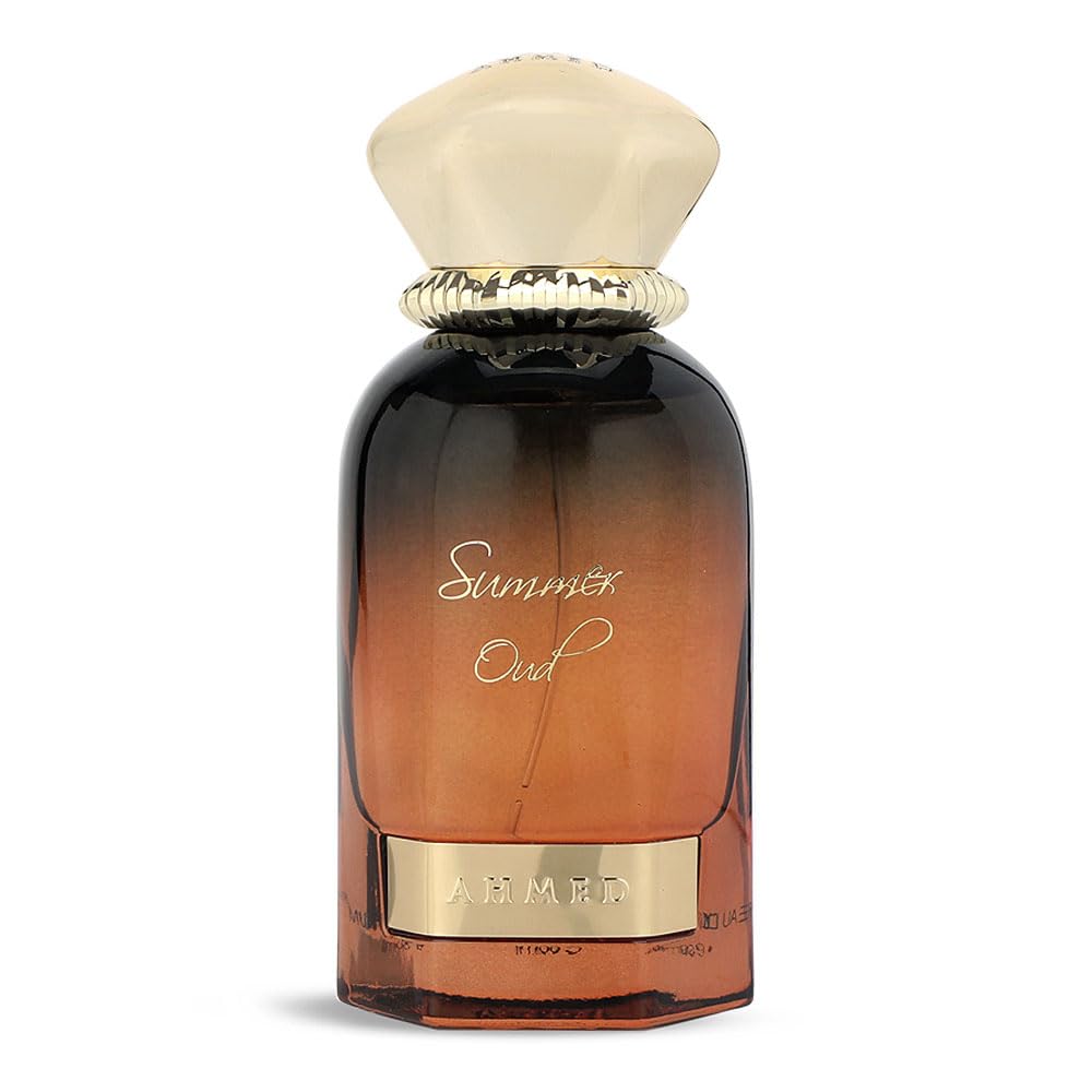 AHMED SUMMER OUD Almaghribi – 60ml Woody Oriental Eau de Parfum with Cypriol, Saffron & Oud