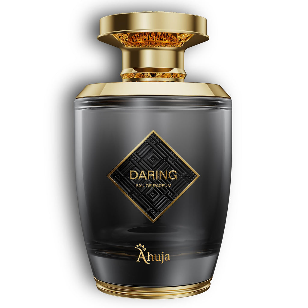 AHUJA Daring Eau de Parfum for Men – Bold, Long-Lasting Pepper & Citrus with Geranium & Patchouli